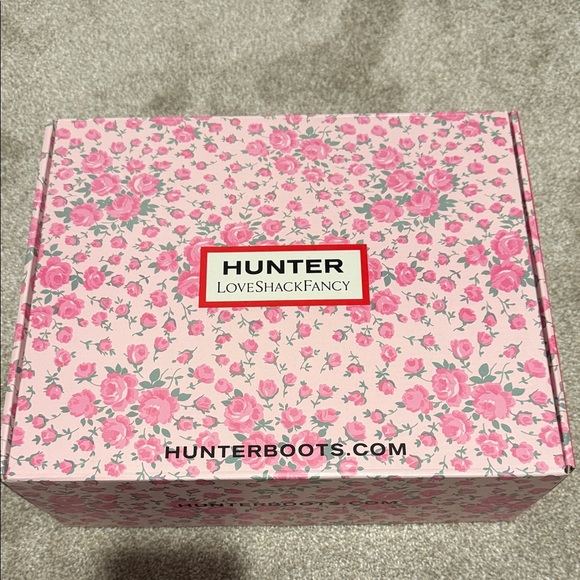 Hunter Shoes - Hunter Pink Floral Boots